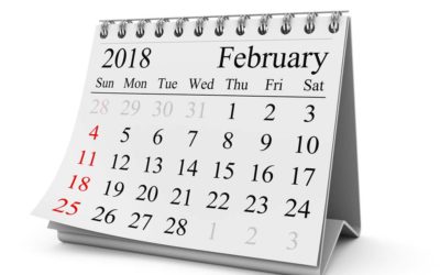 February 2018 Events Calendar for California